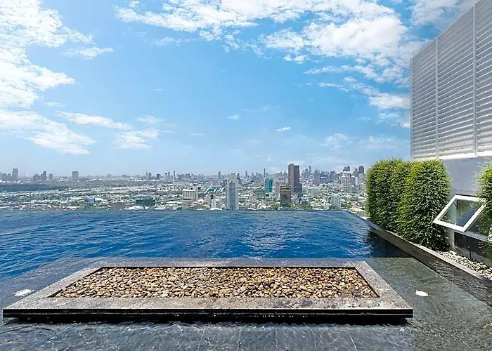 فندق Bts Ekamai 300m Sky Pool / Rooftop Garden With View